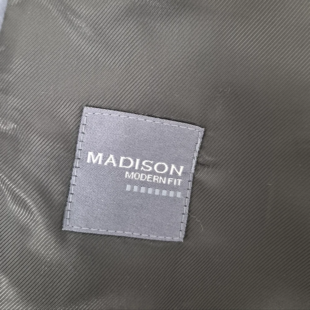 Madison Modern Fit Paisley Print Velvet Career Blazer sz 40R